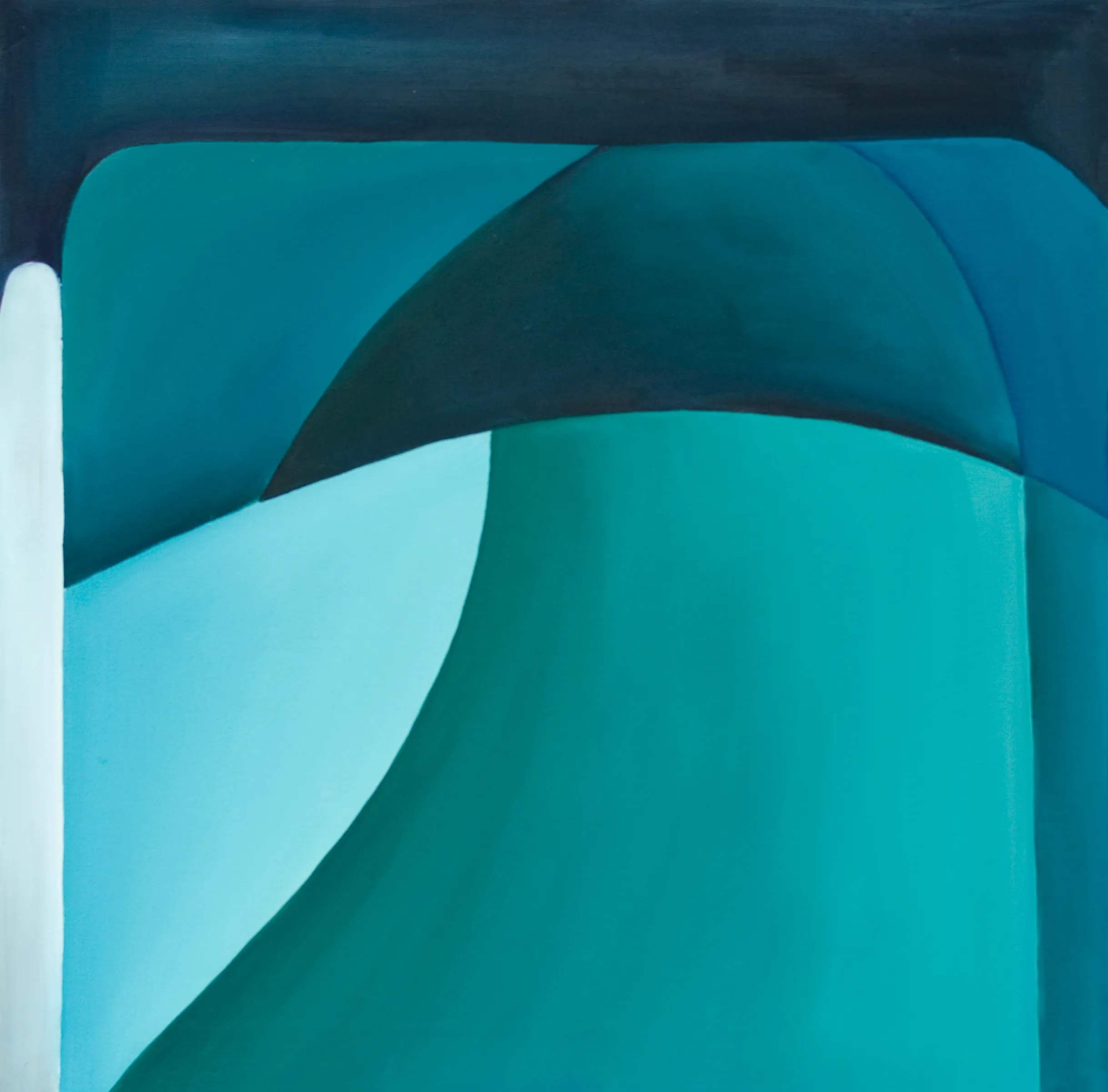 Reflection 01. Oil on canvas, 40x40x3 cm