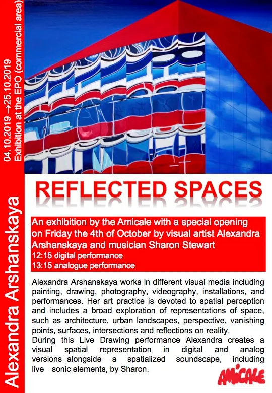 Vanishing Point, poster for the Moon Gallery Poster