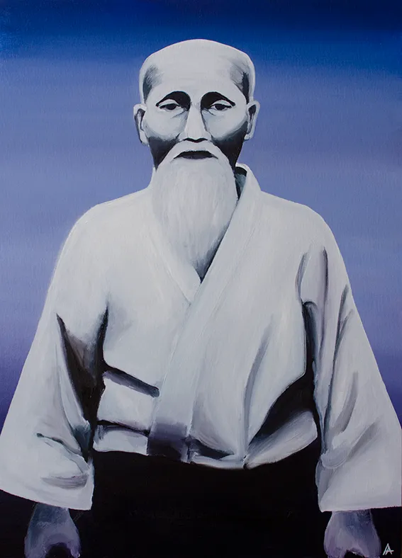 Portrait of O-Sensei. Version II.