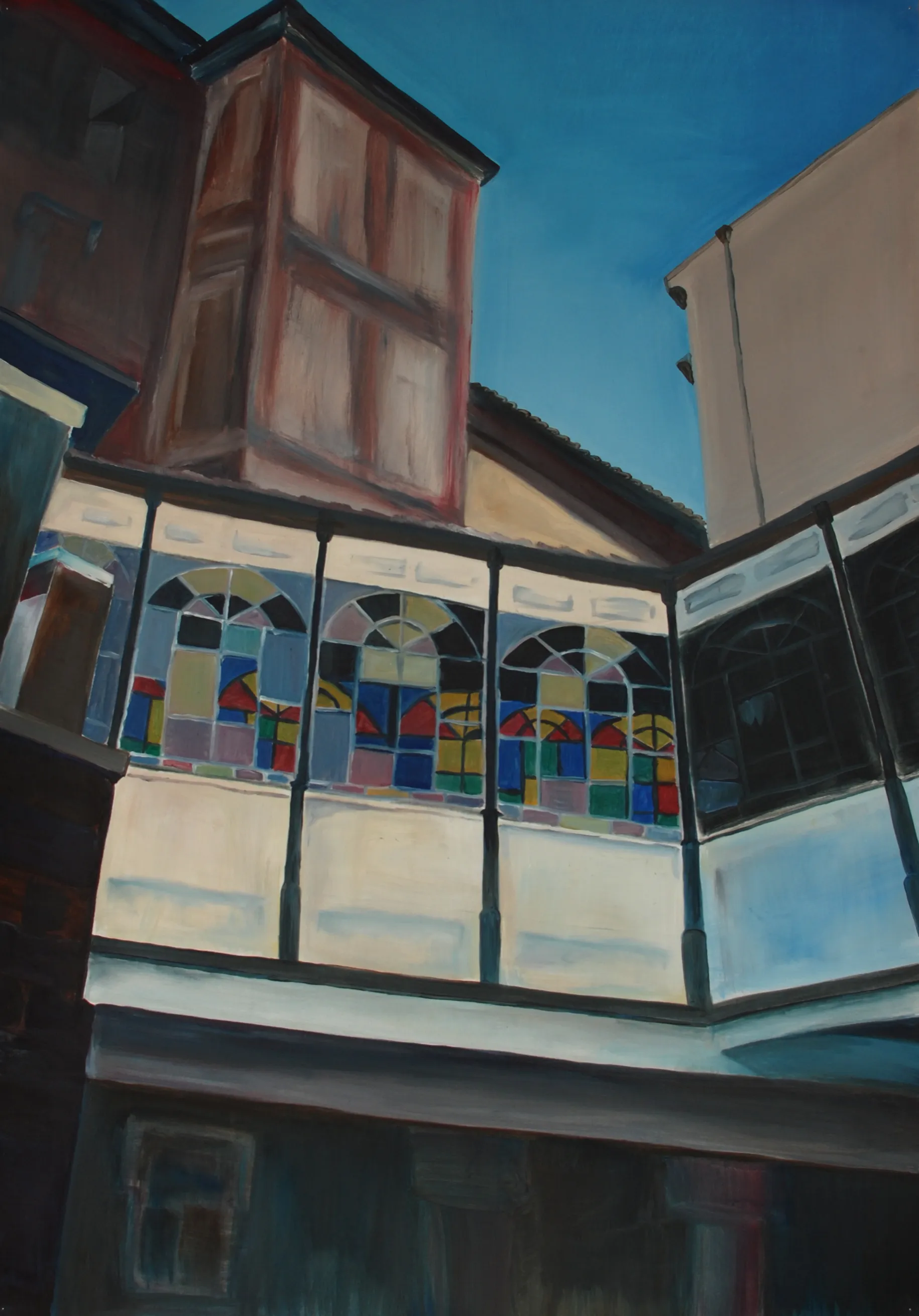 Porto. Oil on paper, 100x70 cm