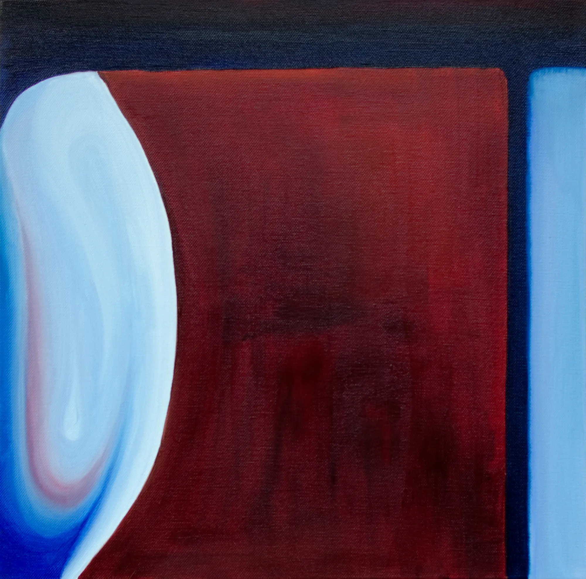 Reflection 06. Oil on canvas, 40x40x3 cm