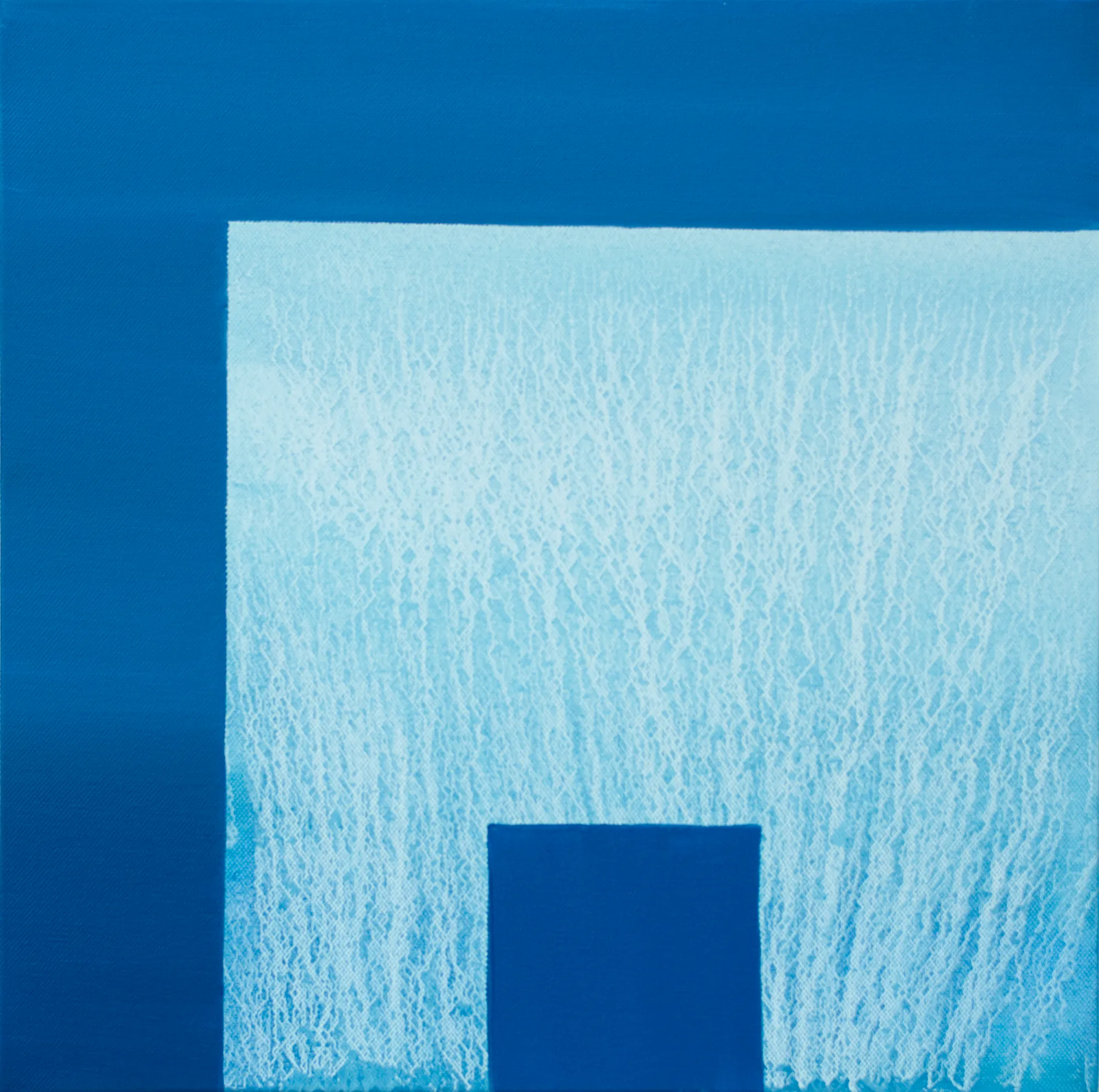 Reflection 09. Oil on canvas, 40x40x3 cm