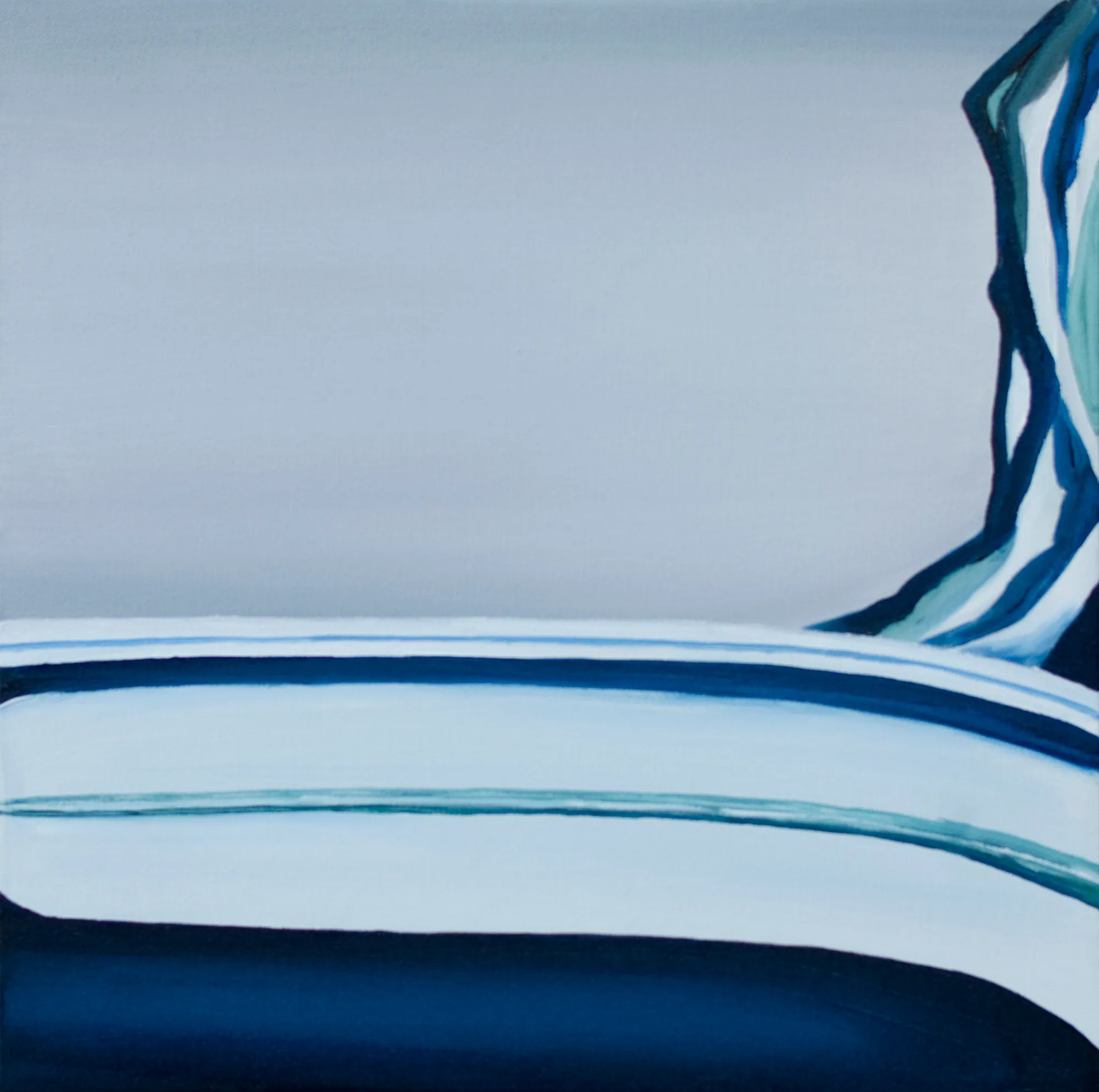 Reflection 12. Oil on canvas,40x40x3 cm